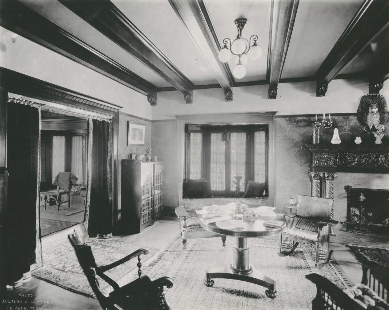 Nesom House Interior, 1903