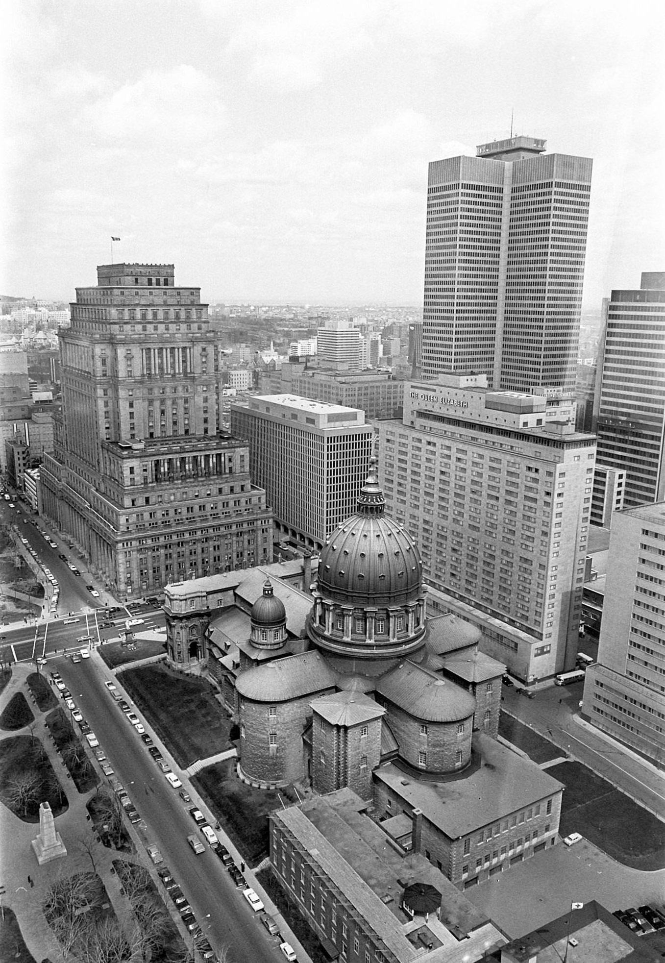 View over Montreal during Expo 1967