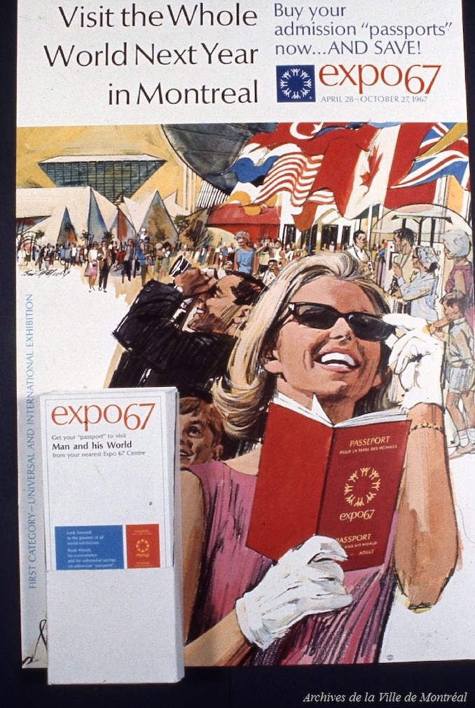 Slideshow on the advertising promotion of Expo 67.