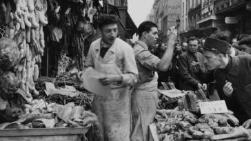 Les Halles Paris 1950s