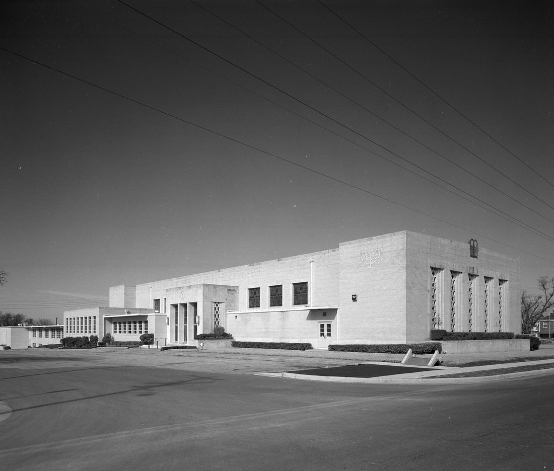 Congregation Ahavath Sholom, 1300 West Myrtle Street, Fort Worth, Texas, 1968