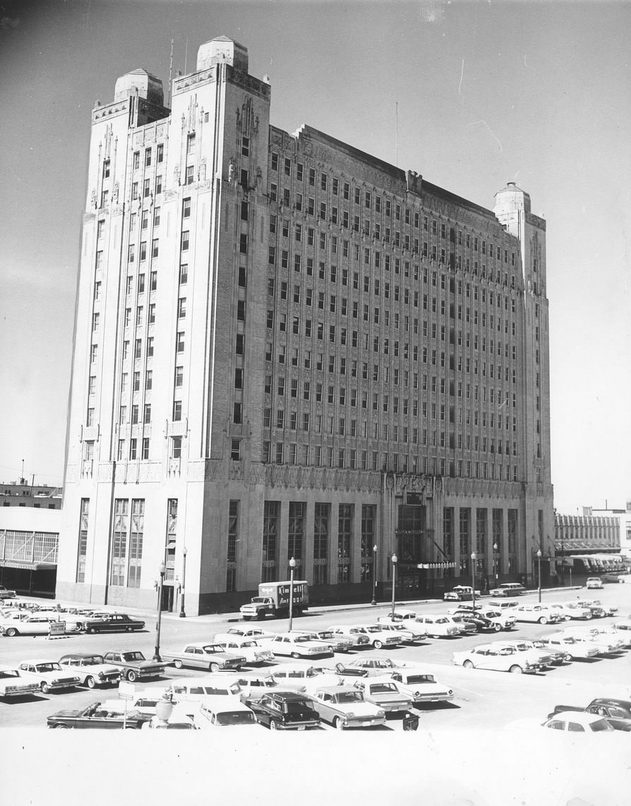 Texas & Pacific Railway Station exterior, 1963