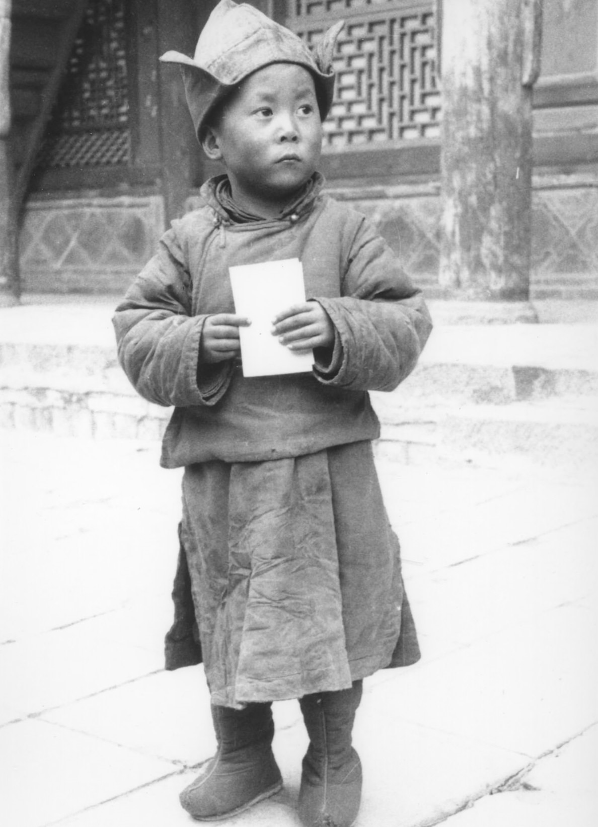 The Dalai Lama, 4 Years Old at Kumbum Monastery, 1939