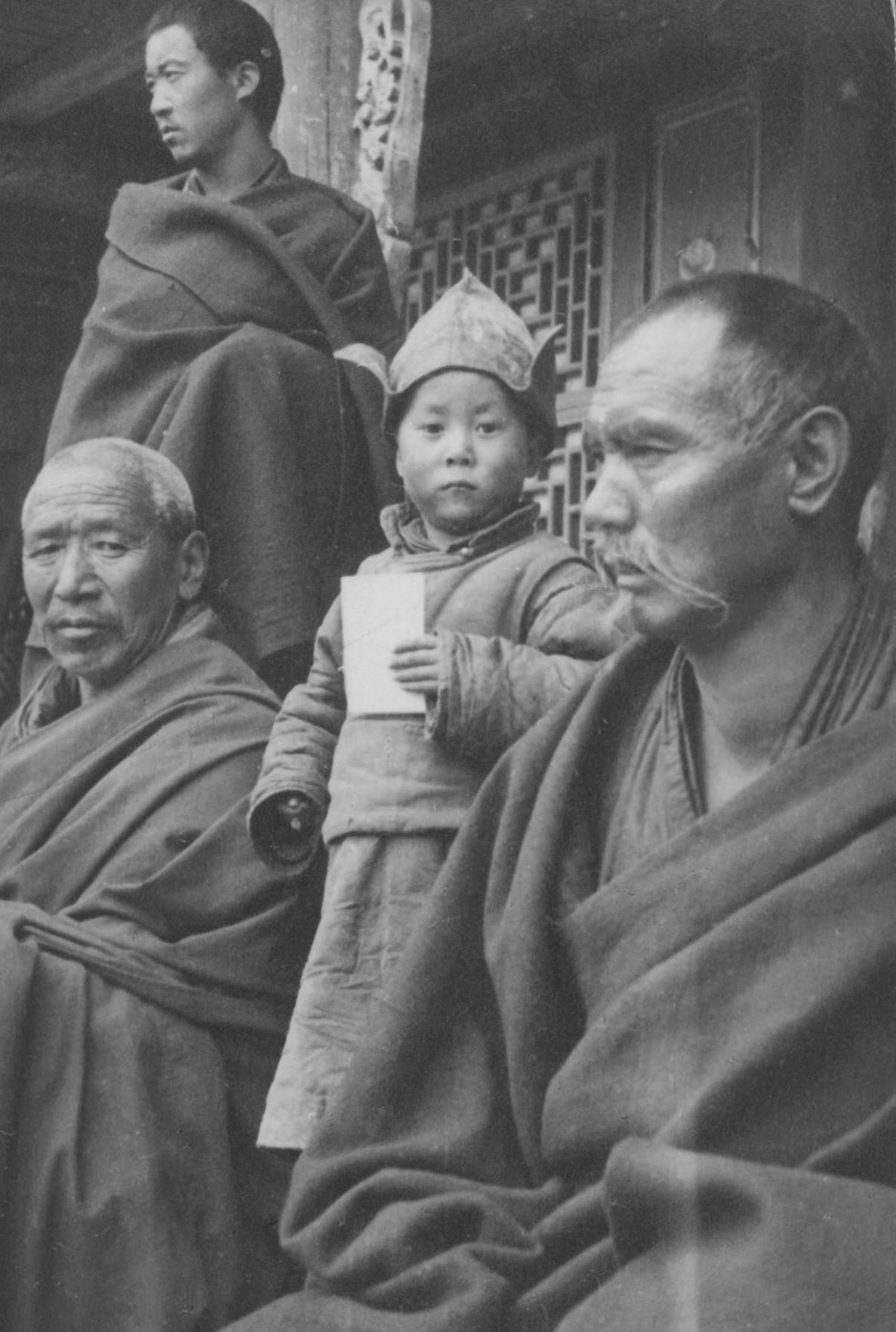 The Dalai Lama, 4 Years Old at Kumbum Monastery, 1939