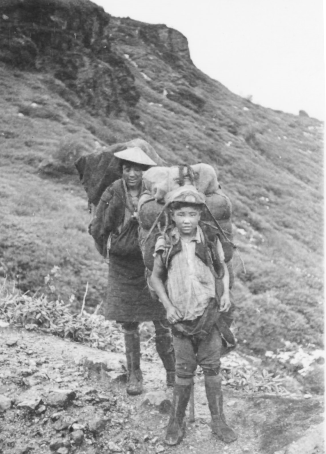 Nepalese Porters With Supplies for China, 1944