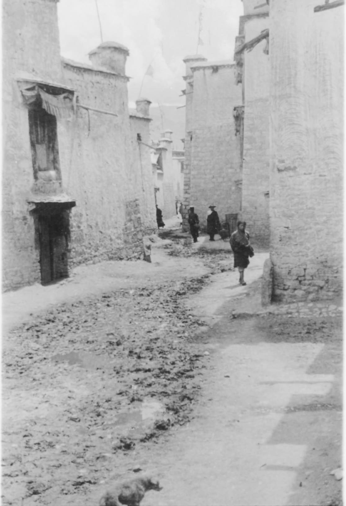 A Street in Lhasa, 1944