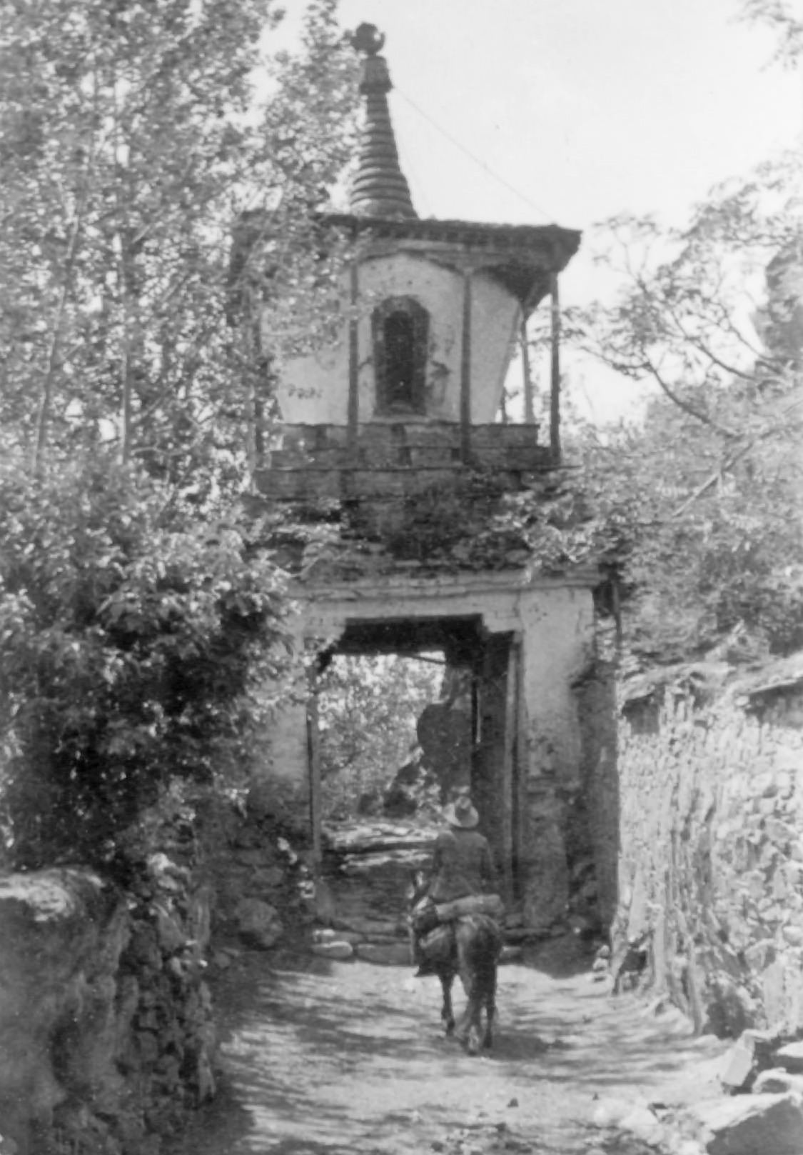 Holy Monuments on the Trail to Lhasa, 1944