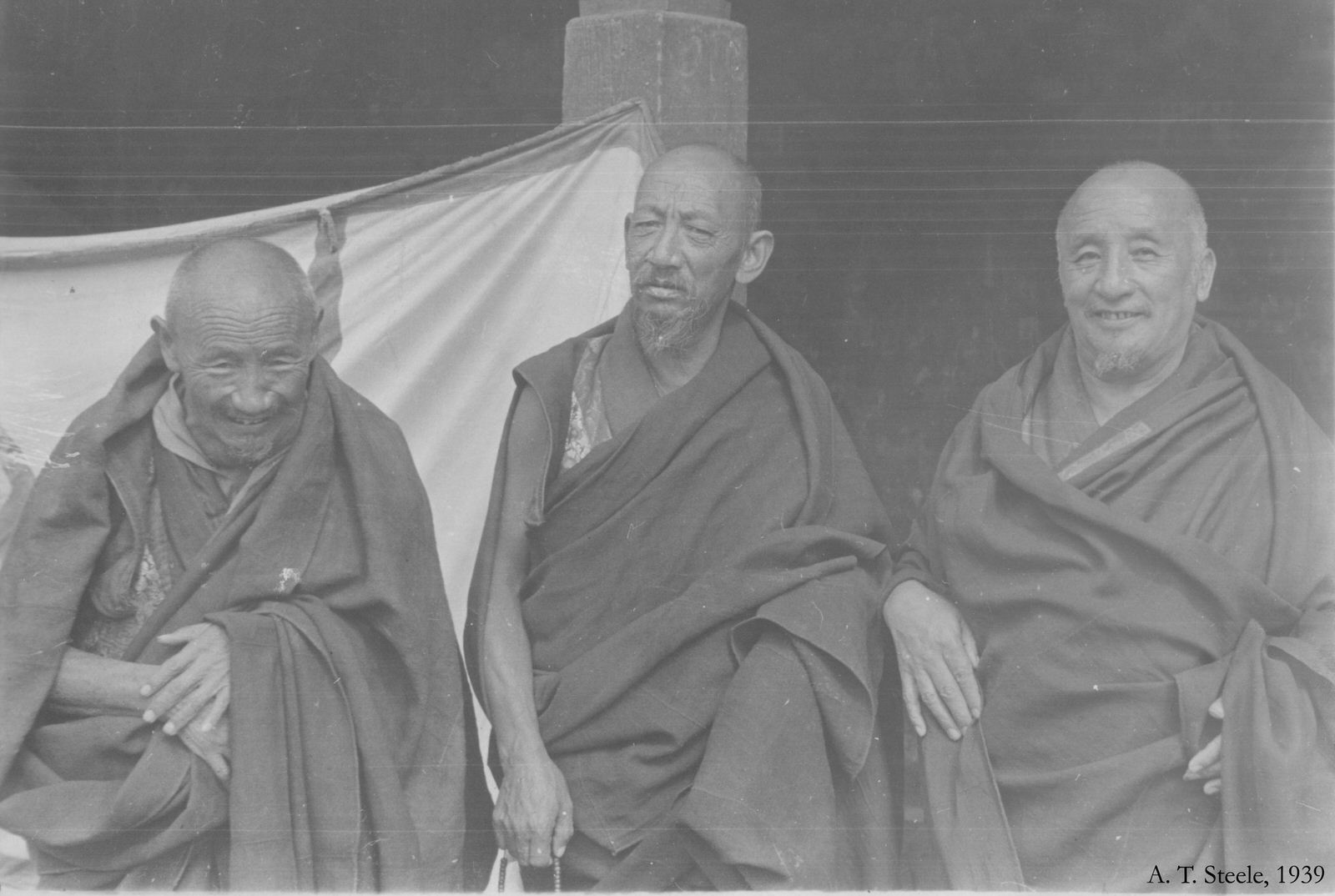 Three Abbots of the Drepung Monastery, 1944