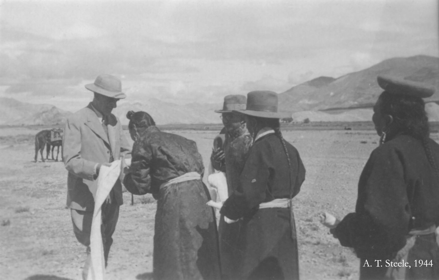 Sir Basil Gould in Tibet, 1944