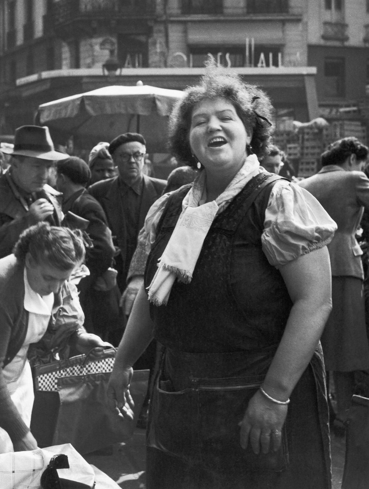 Beaubourg District, Les Halles, 1953