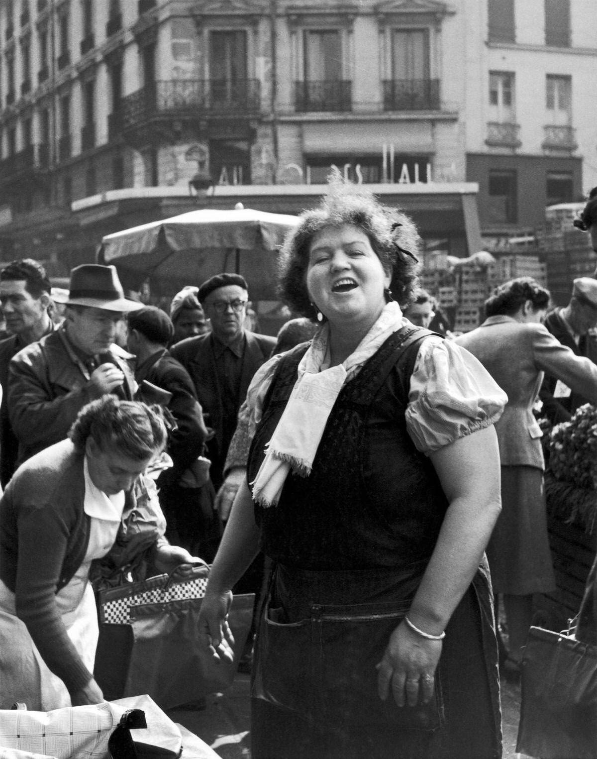 Les Halles, 1953