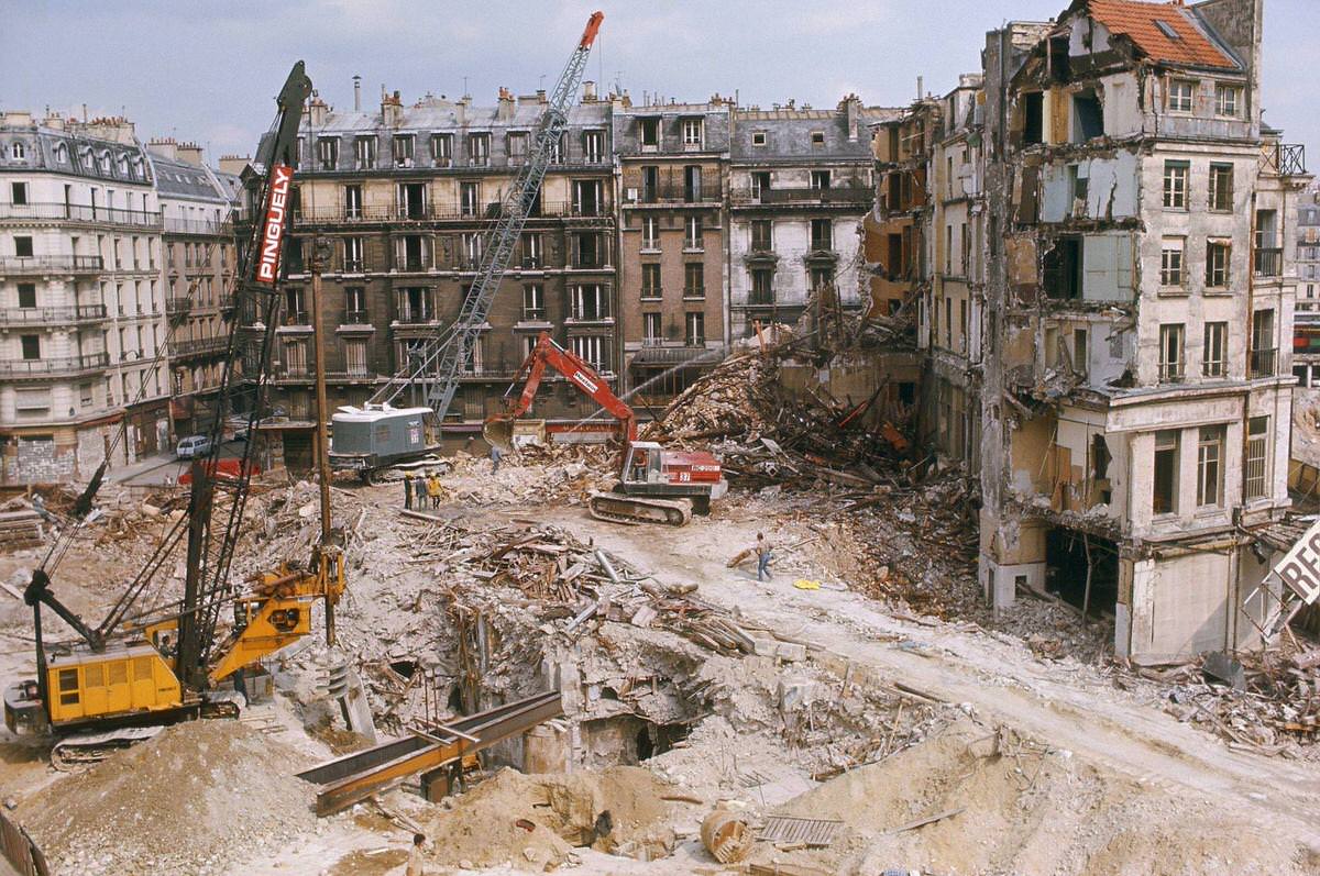 Renovation of the Halles, 1900