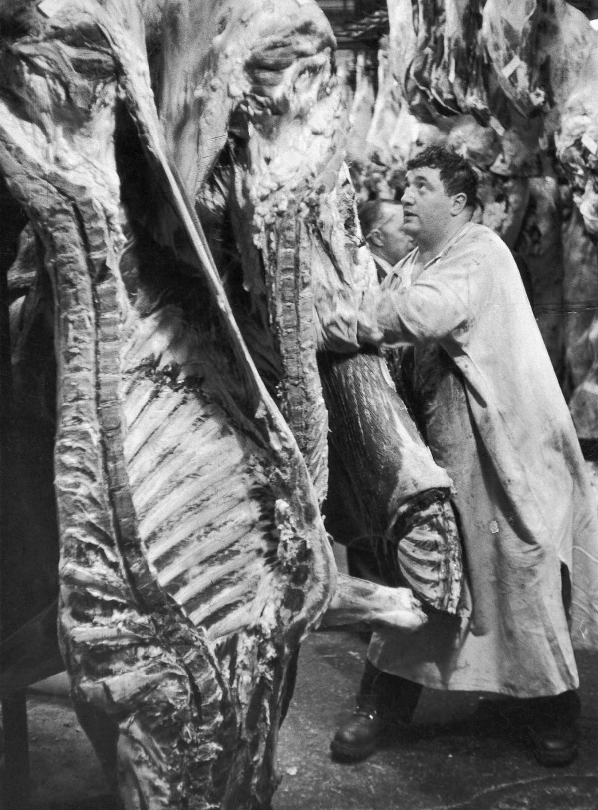 The Butchery of Les Halles, Paris, 1950.