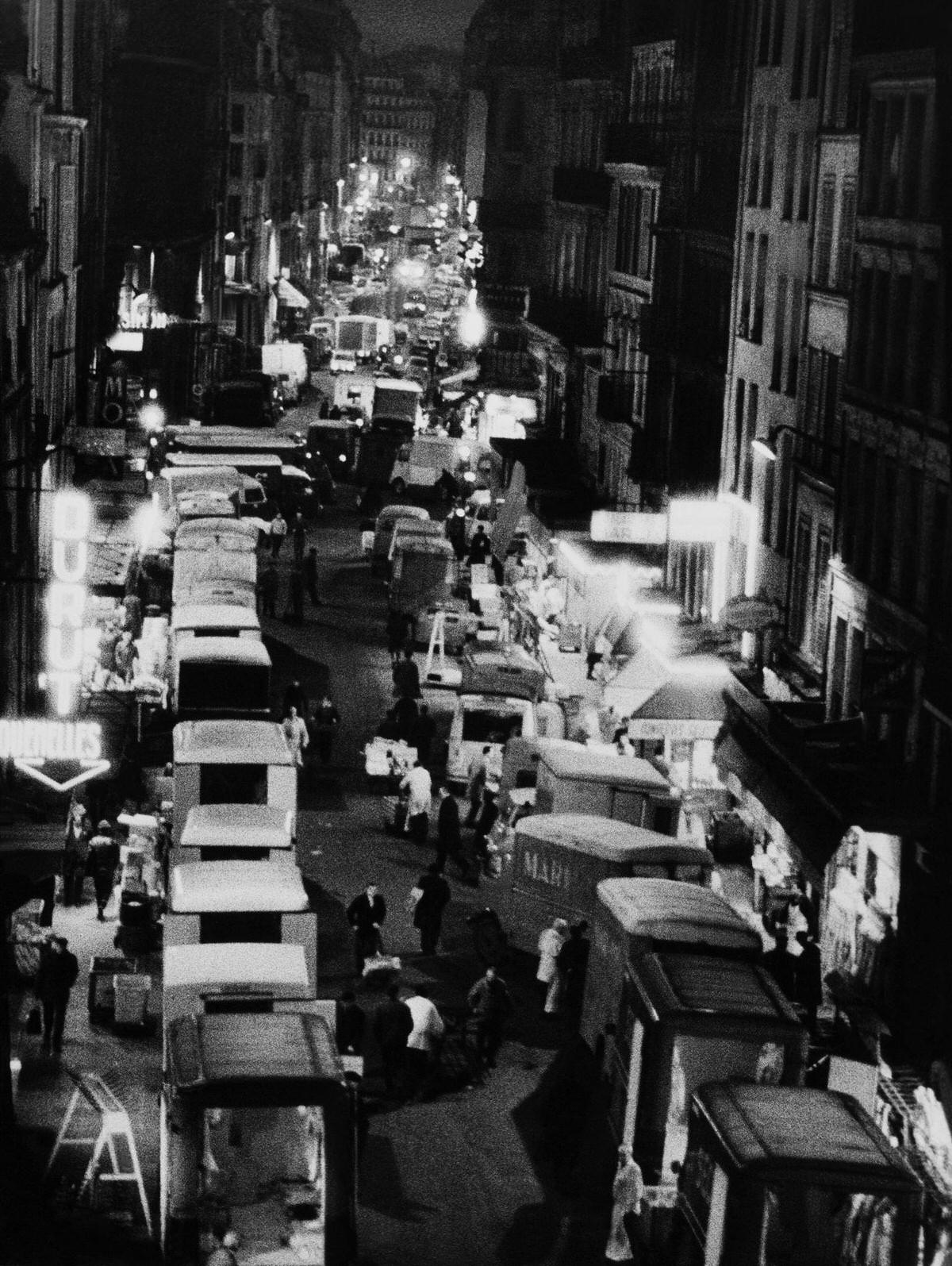 Halles Of Paris, The Vans Street, Les Halles, 1960s