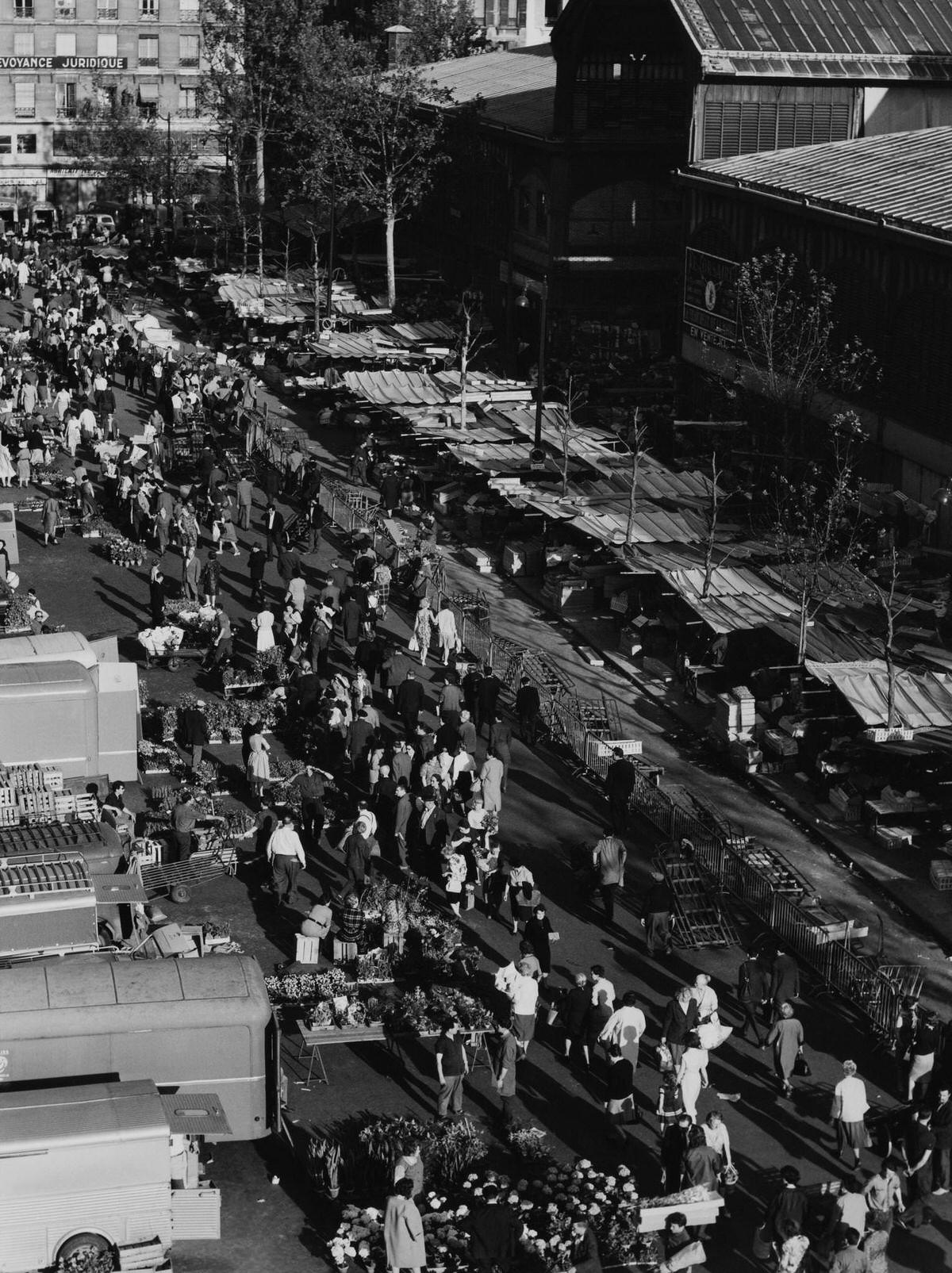 The Traditional Market, Les Halles, 1960s