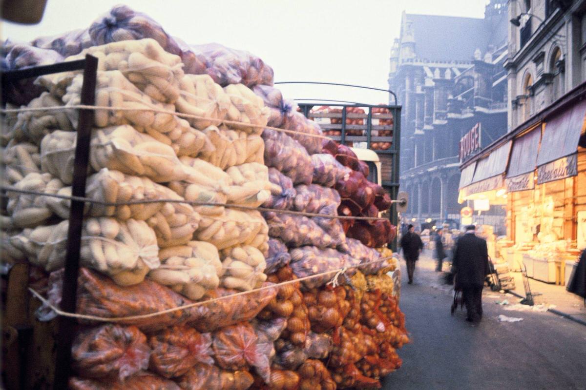 The Halles of Paris, 1960