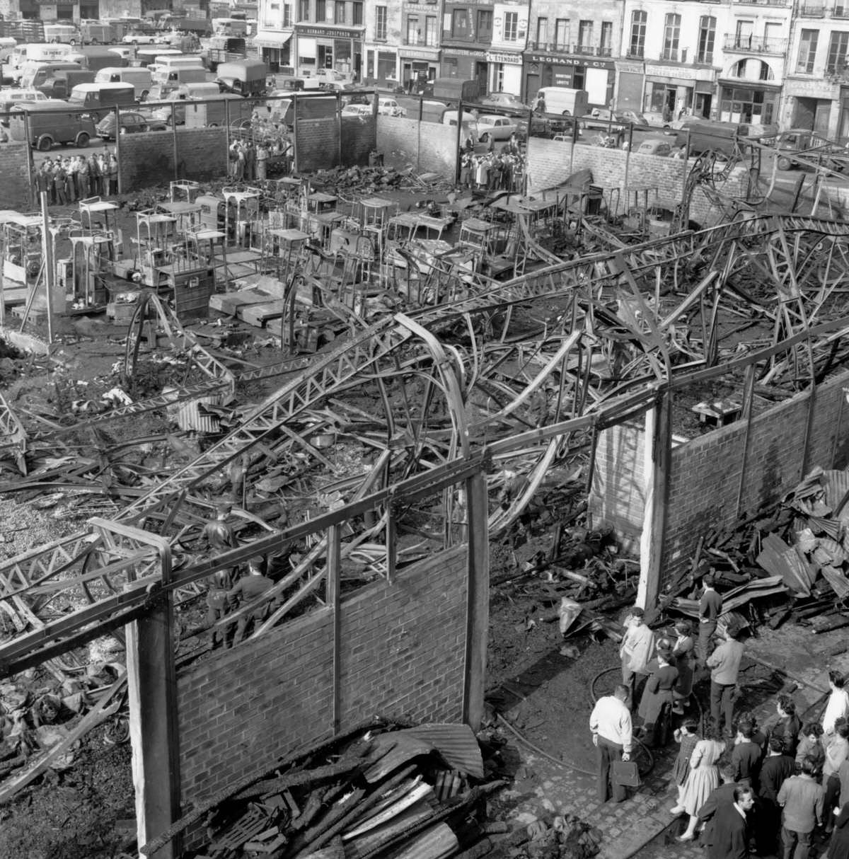 After The Fire at Les Halles Warehouse, 1959
