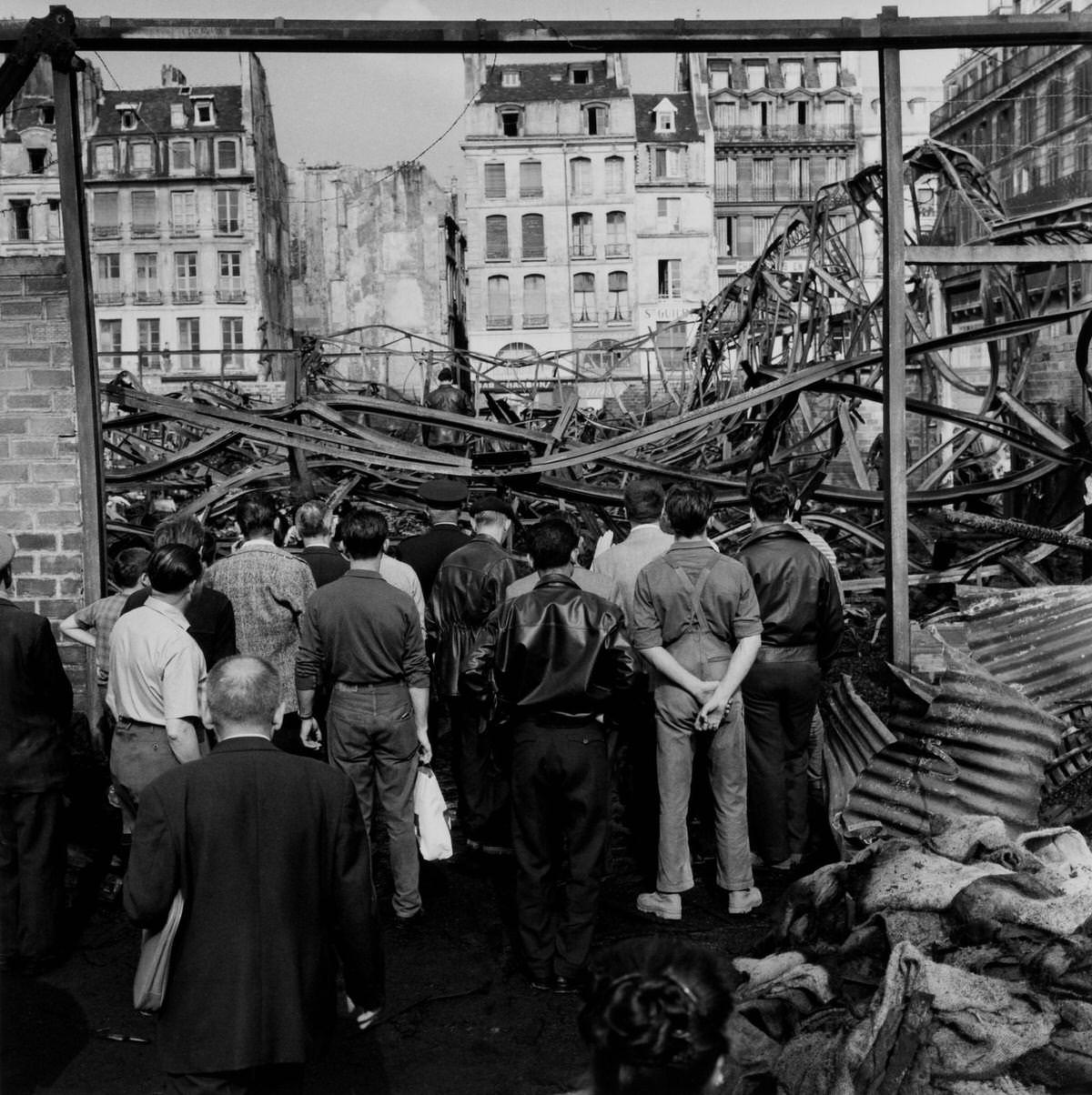 After The Fire of Les Halles Warehouse, 1959