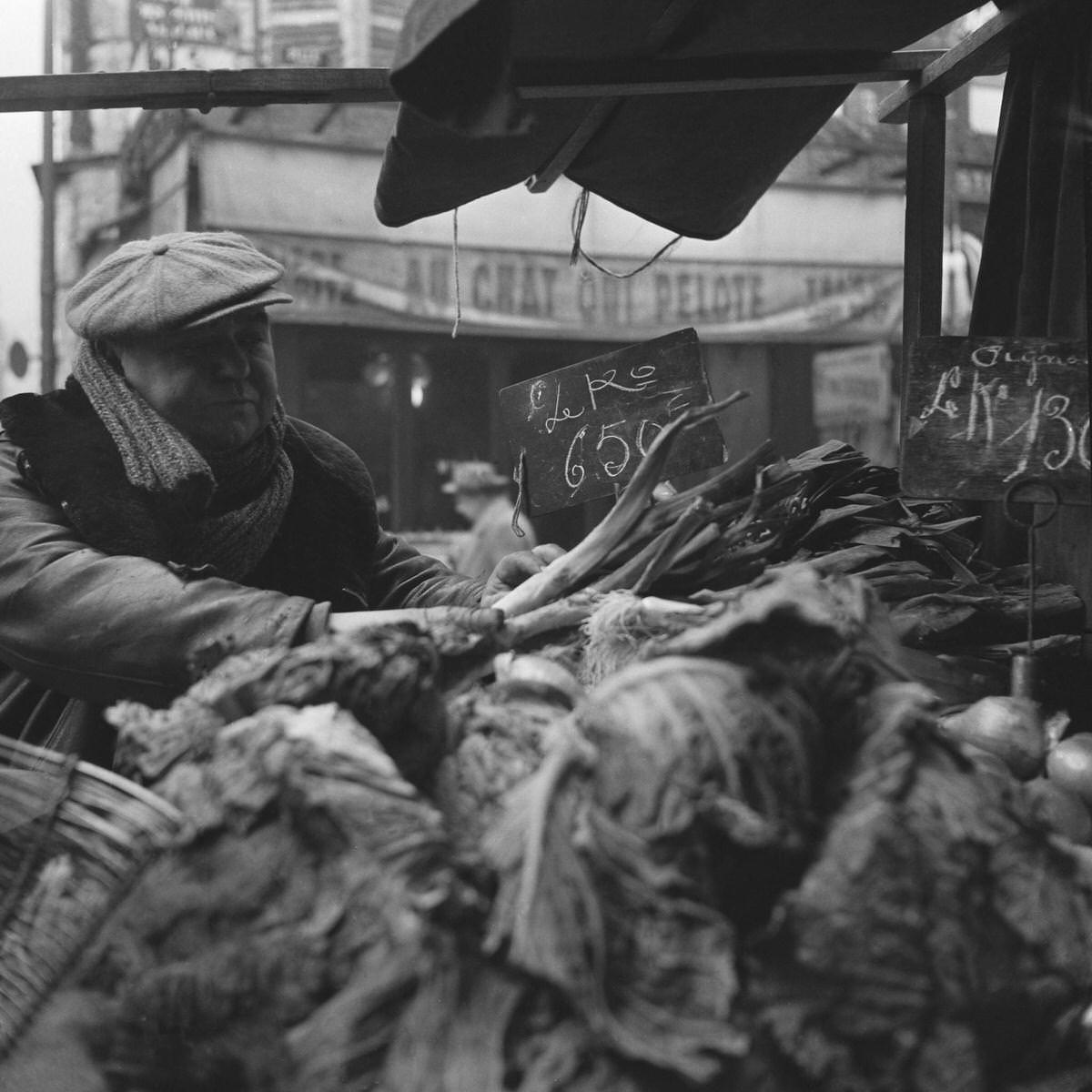 Greengrocers, Les Halles, 1956