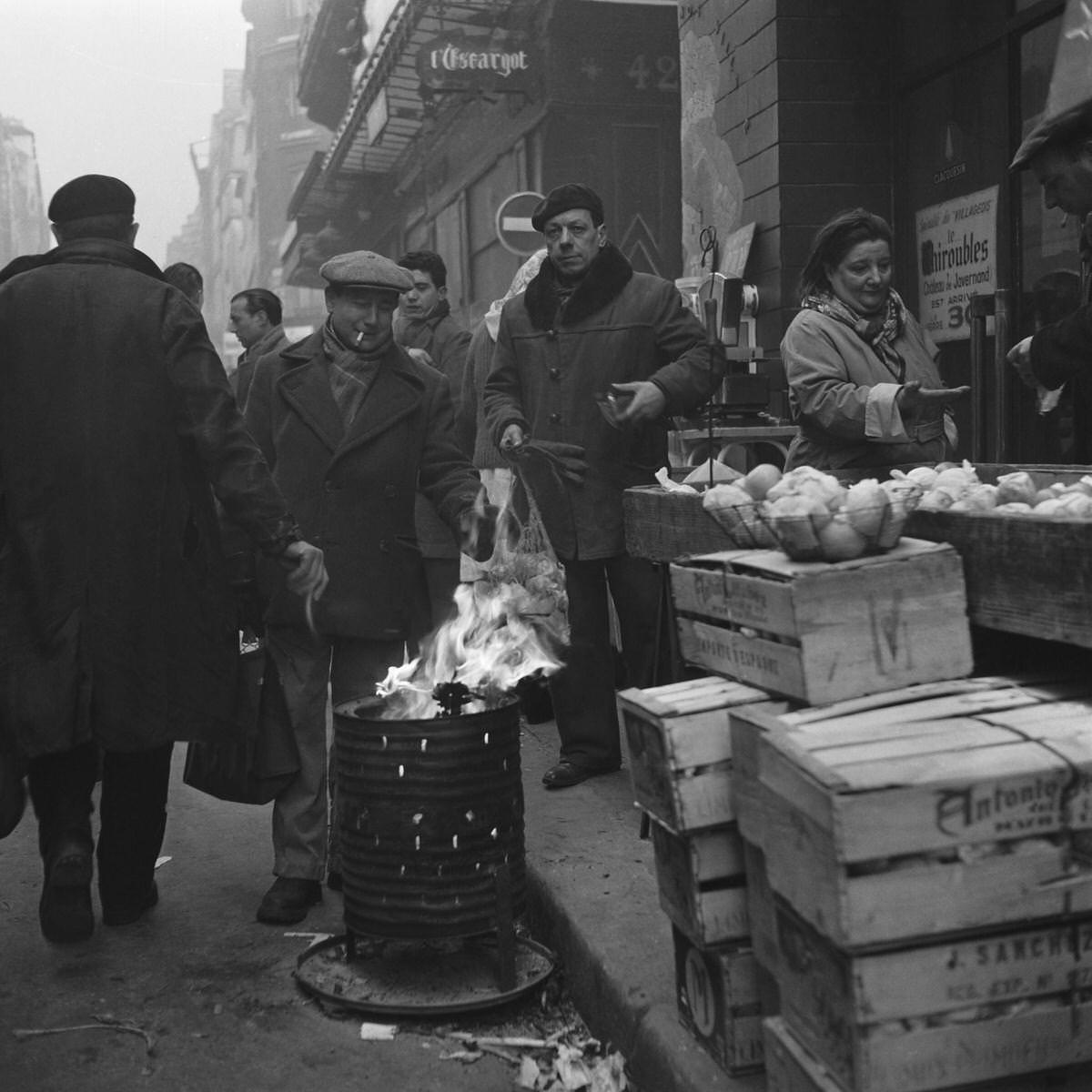 Greengrocers, Les Halles, 1956