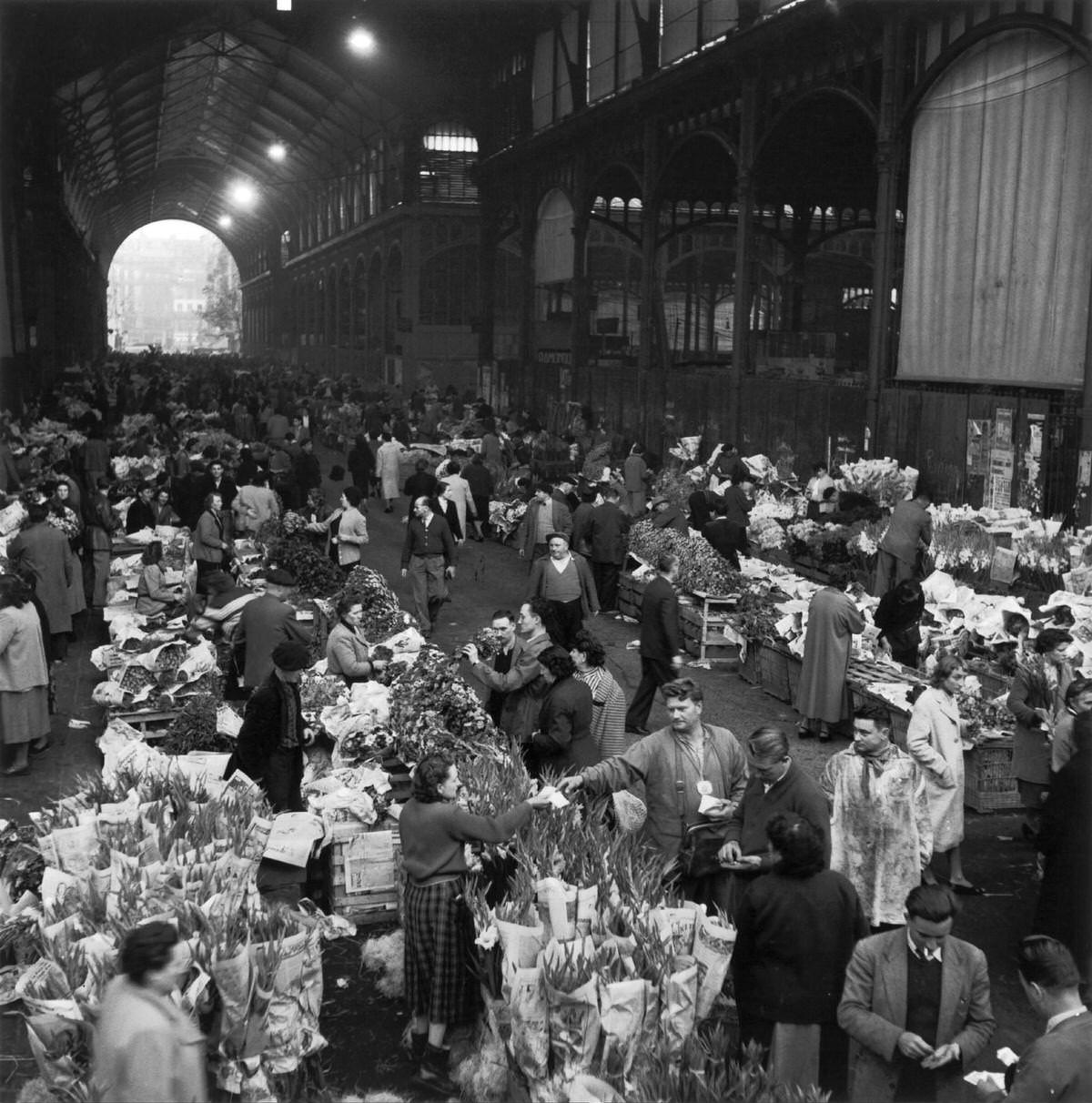 The Halles, October 1955