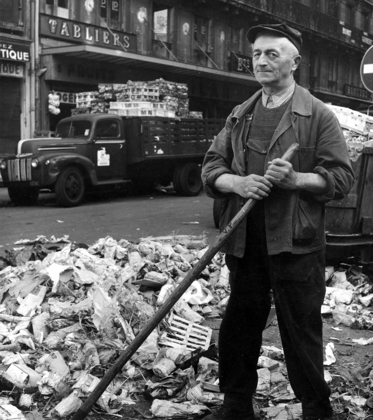 The Halles of Paris, 1955