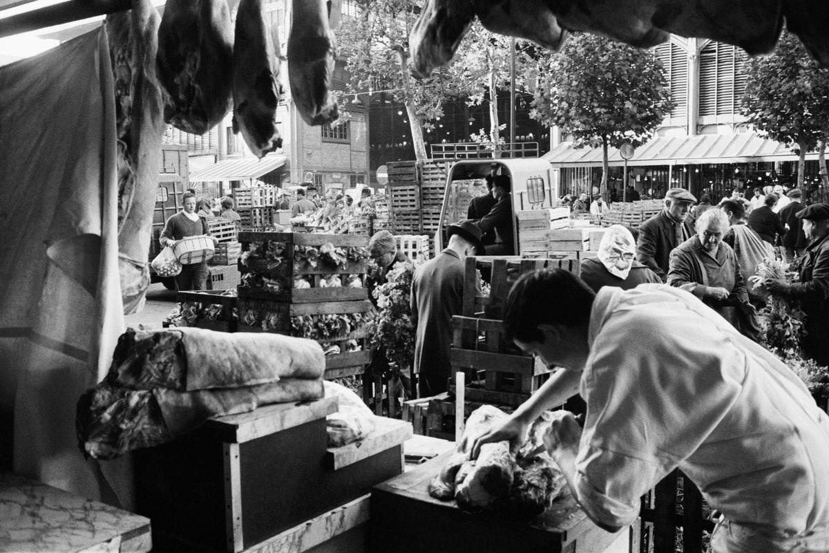 Les Halles of Paris, 1950s