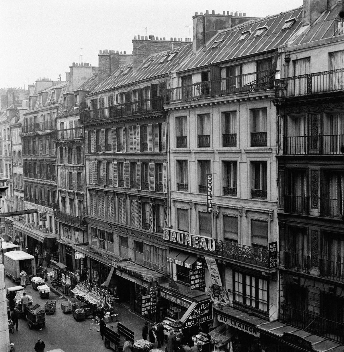 Market of Les Halles in Paris, 1962