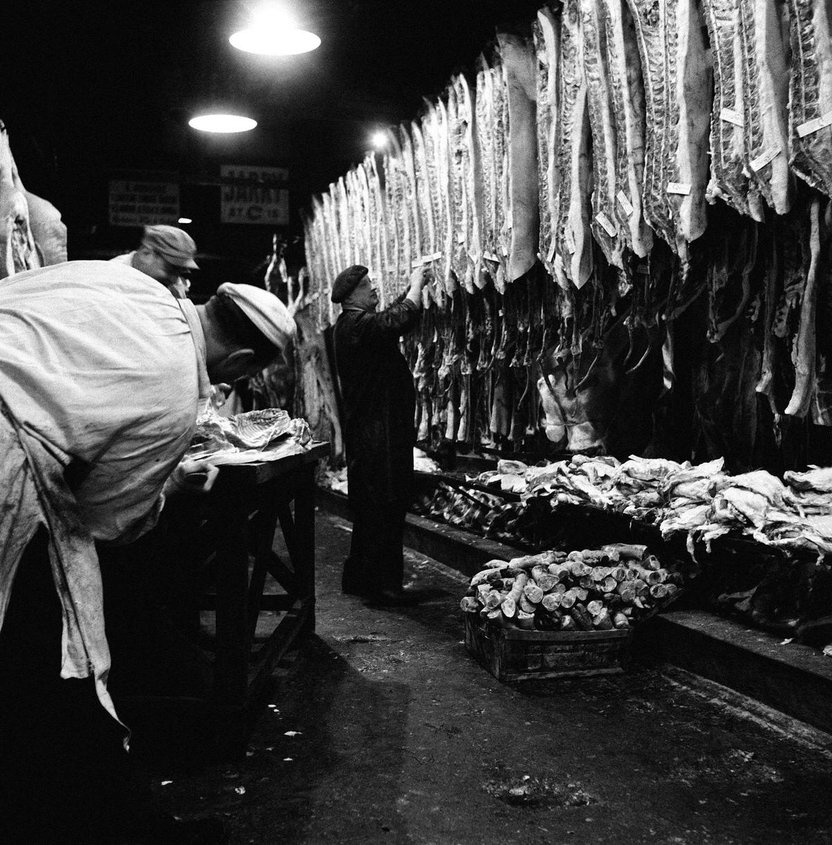 Market of Les Halles in Paris, 1962