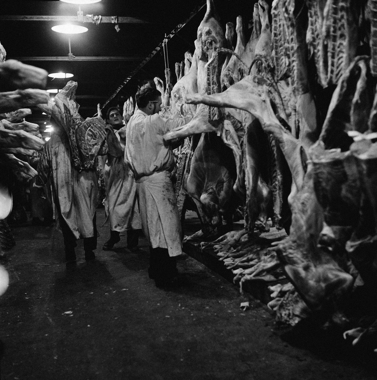 Market of Les Halles in Paris, 1962