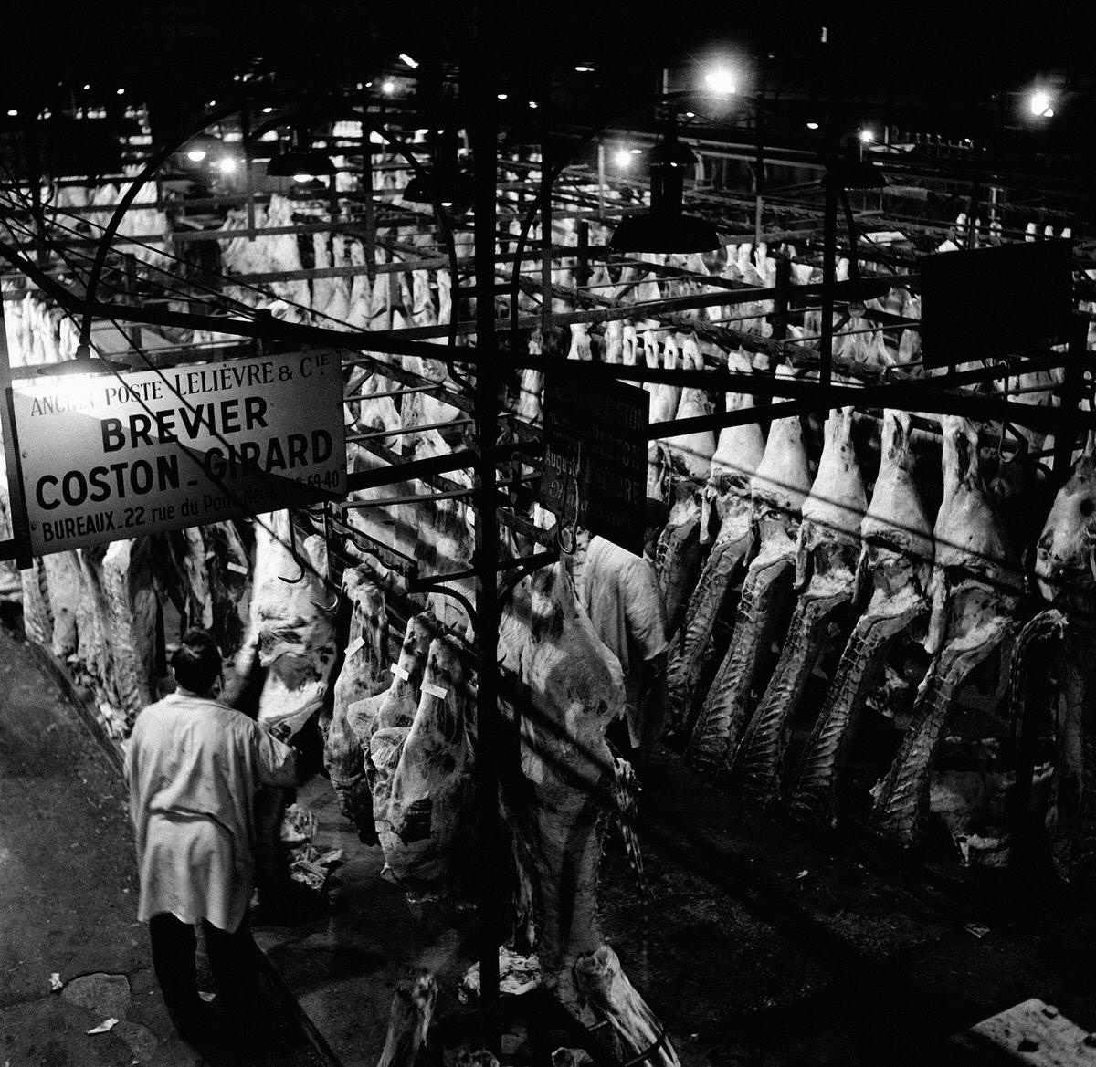 Market of Les Halles in Paris, 1962