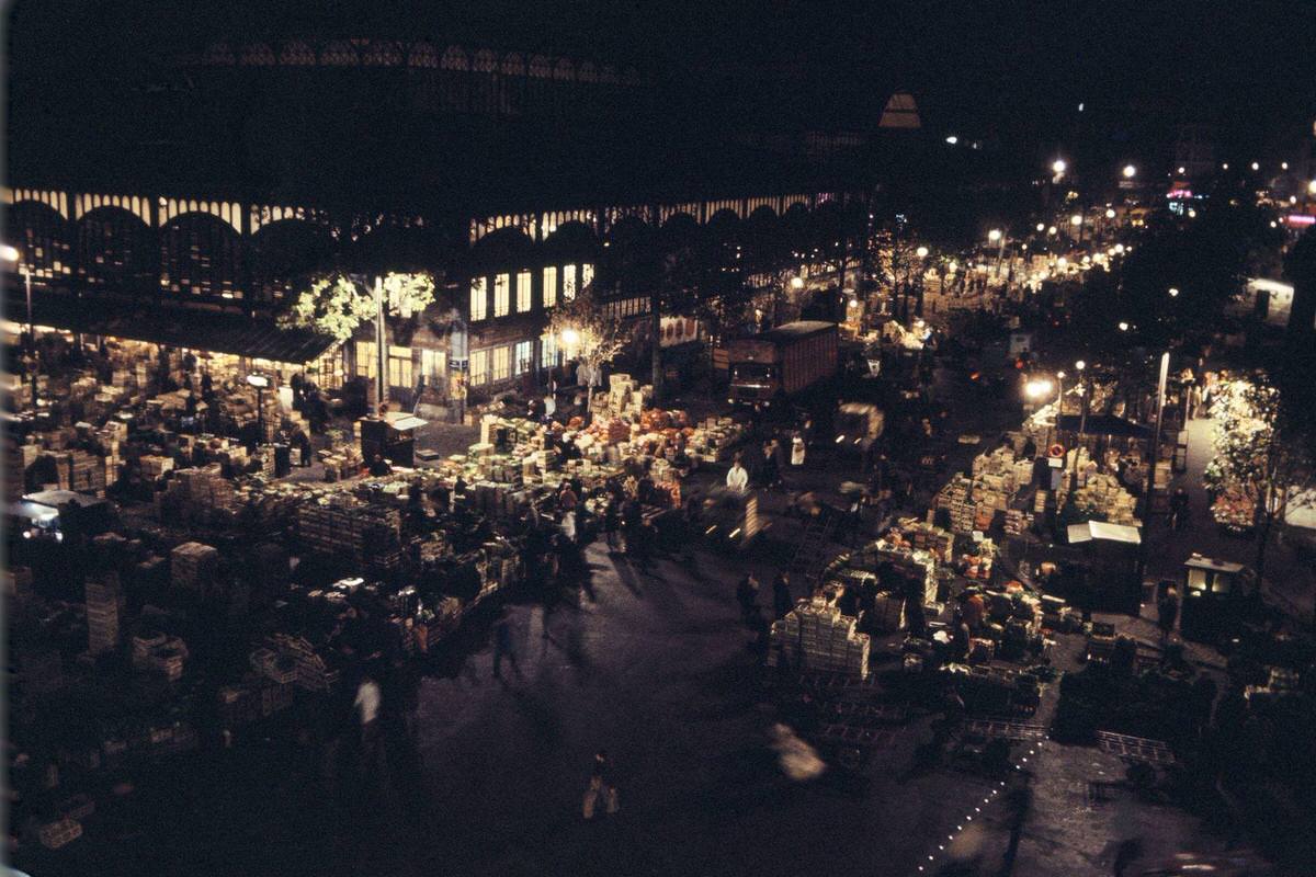 Les Halles at Night, 1968,