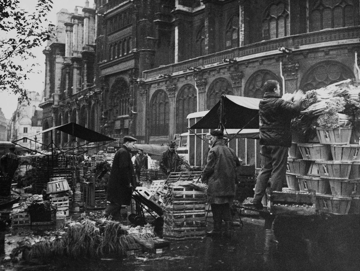 Loading of the Truck, Les Halles, 1967