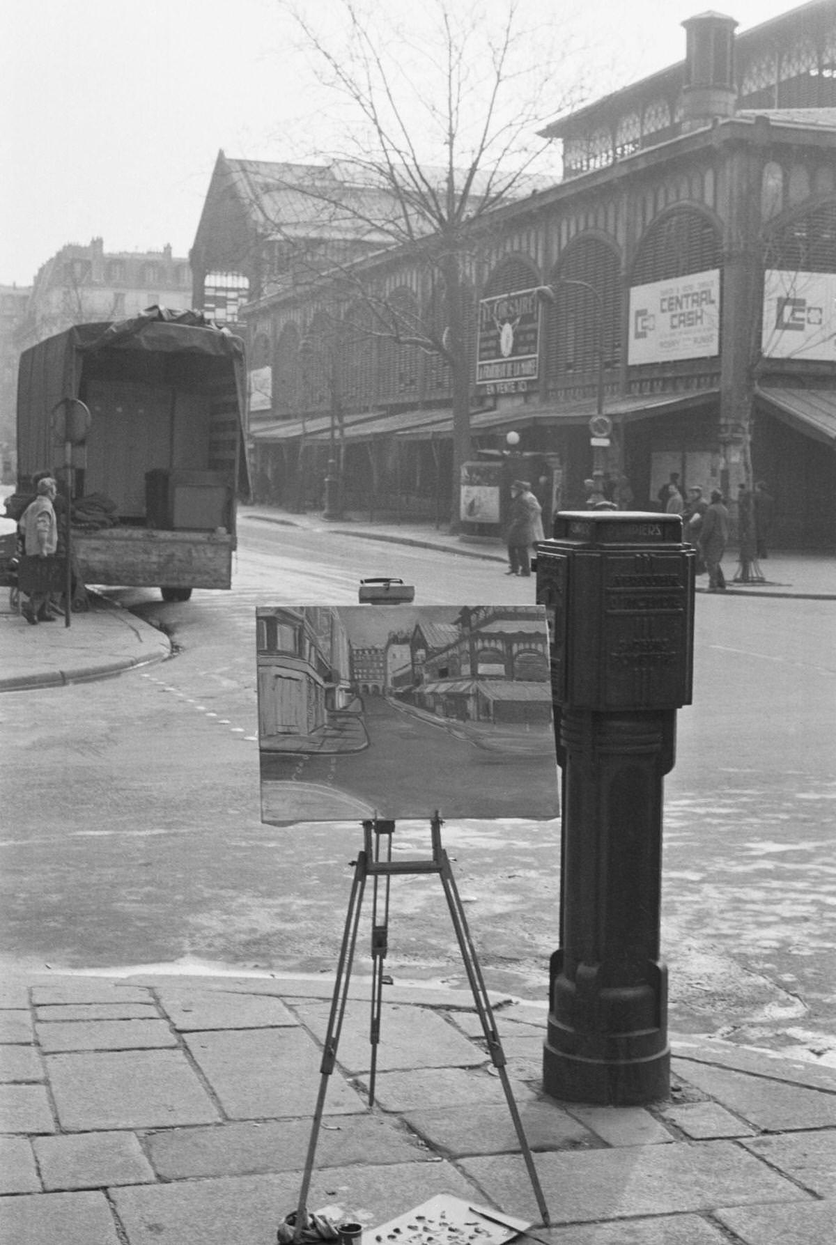 Wholesalers from Les Halles move to Rungis in Paris, 1969