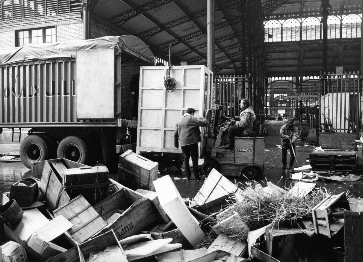 Les Halles in Paris, 1969