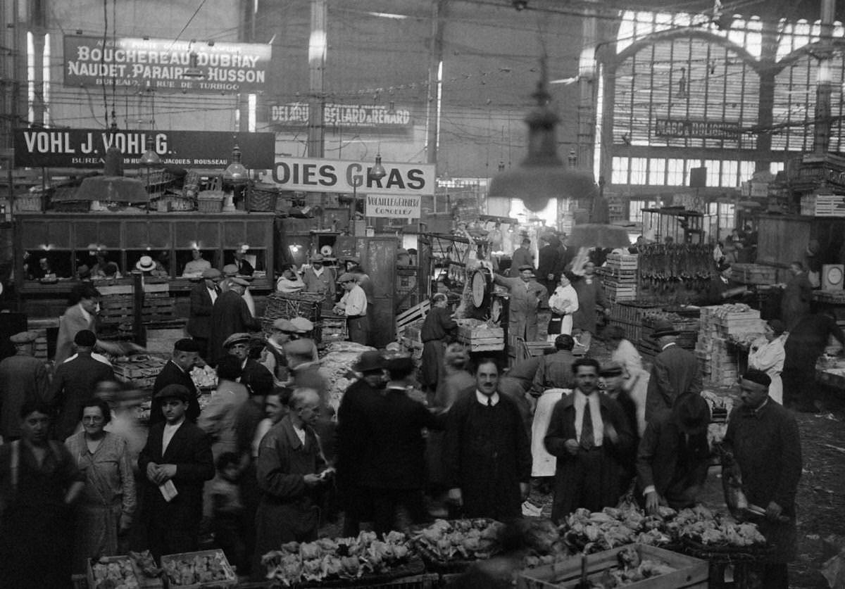 Les Halles, 1932