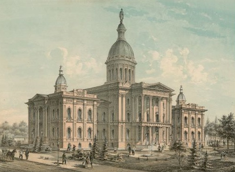 Milwaukee County Court House, 1870
