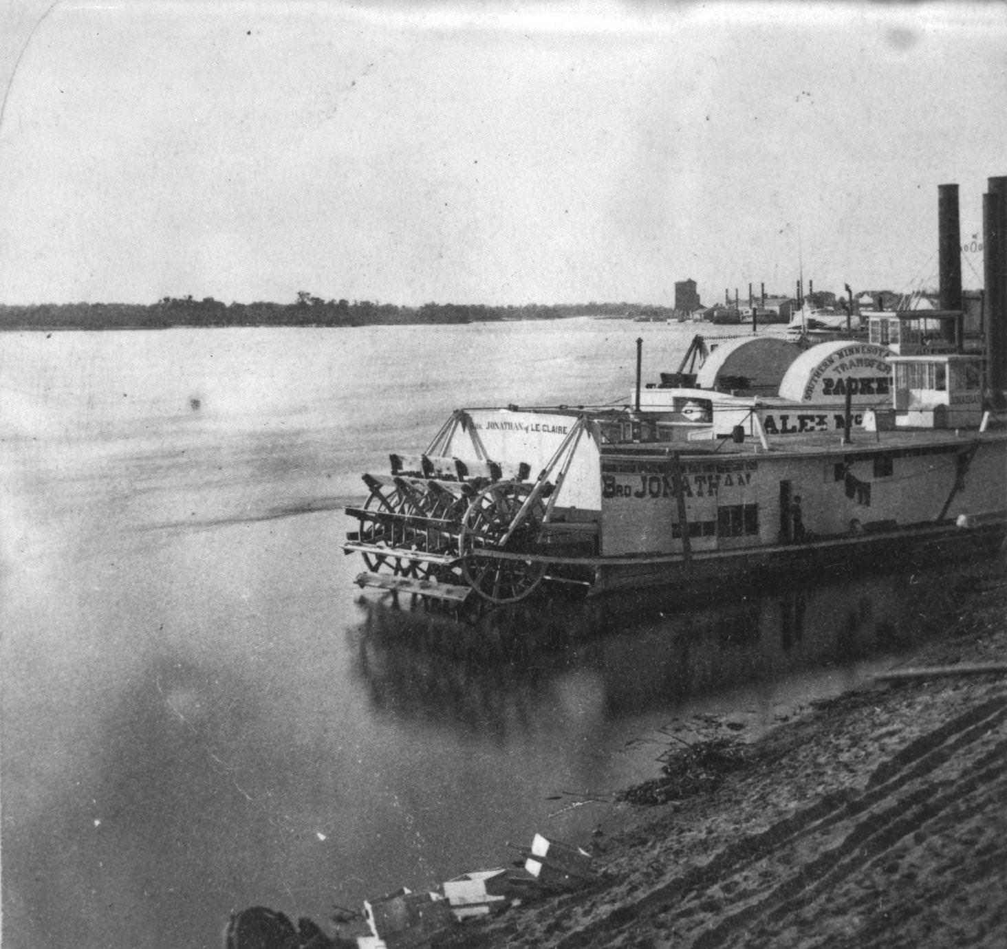 Alex McGregor, 1870s. Milwaukee and Prairie du Chien Railroad Company.