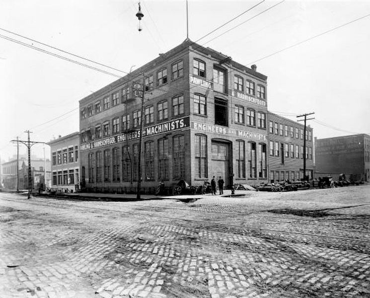 Early P&H Machine Shop, 1886