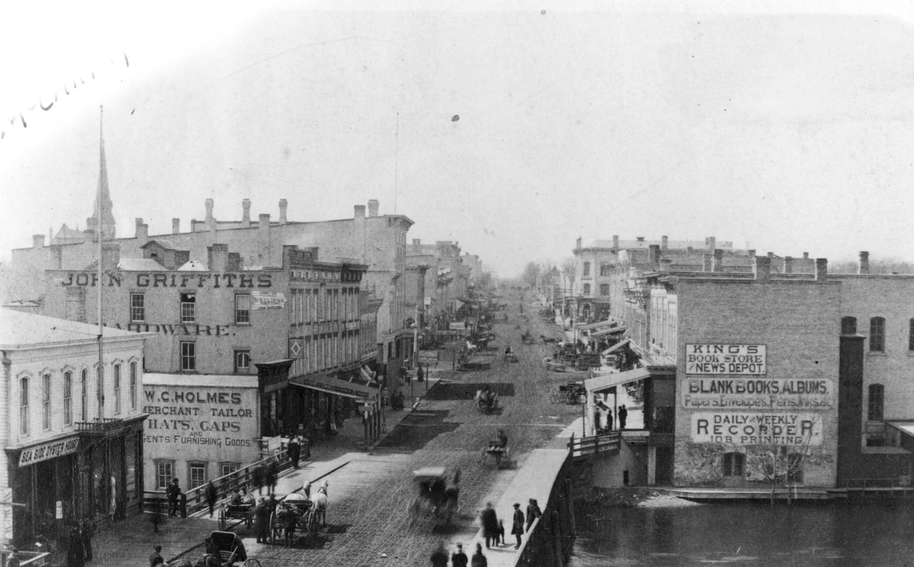 Milwaukee and Main Street, 1882