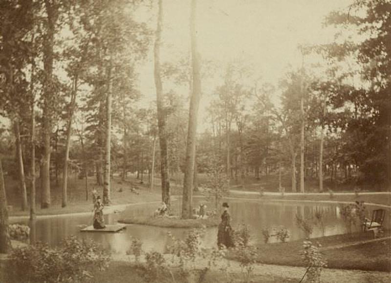 Pond at Bracken Brae, Country Home of John Johnston, 1888