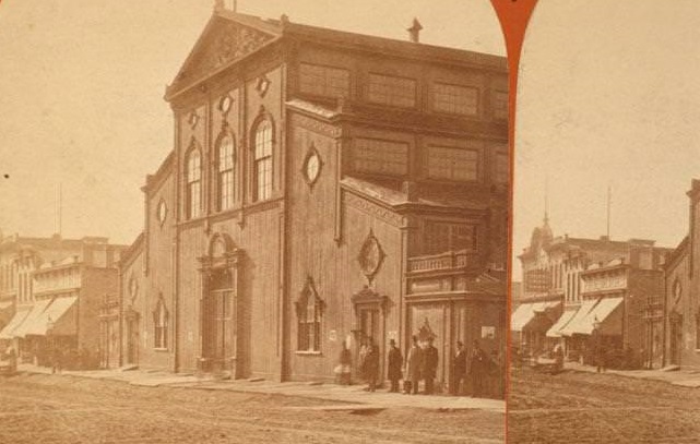 German Market, Milwaukee, Wisconsin, 1860