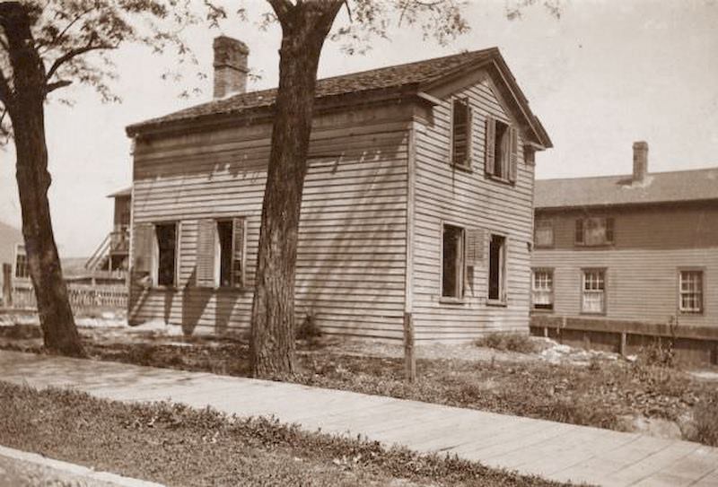 Keltner Home on the northwest corner of Florida and Greenbush, 1897