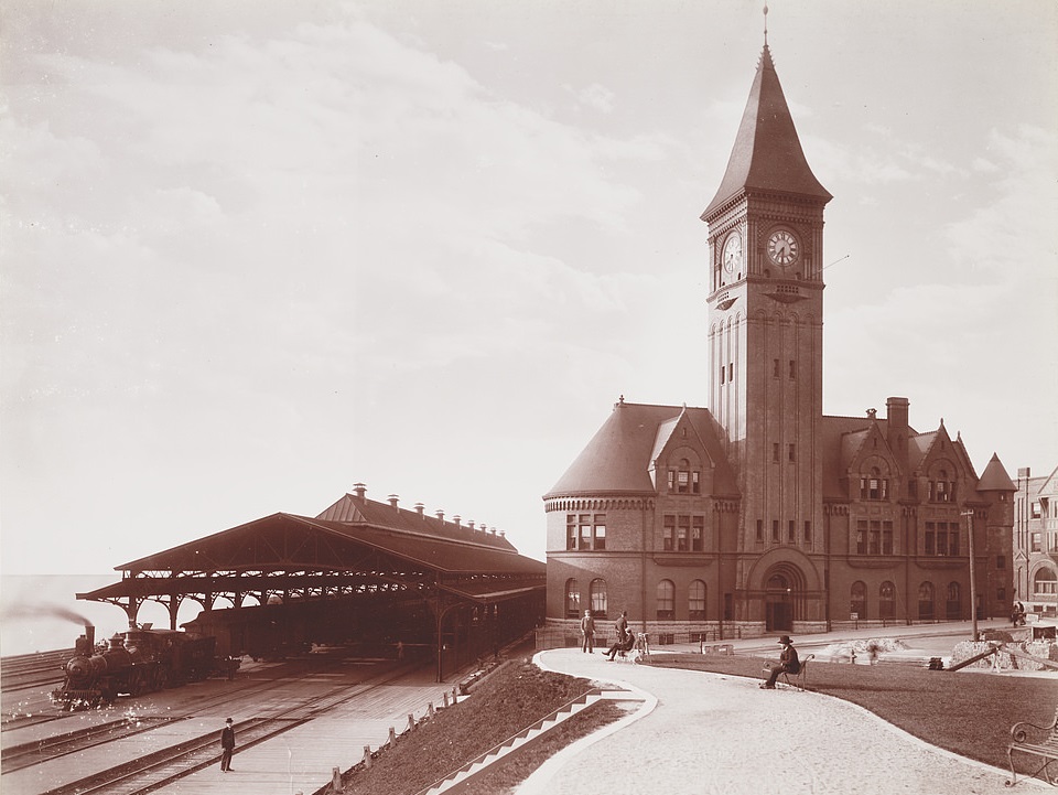 Chicago and Northwestern R.Y. Station, Milwaukee, 1890s