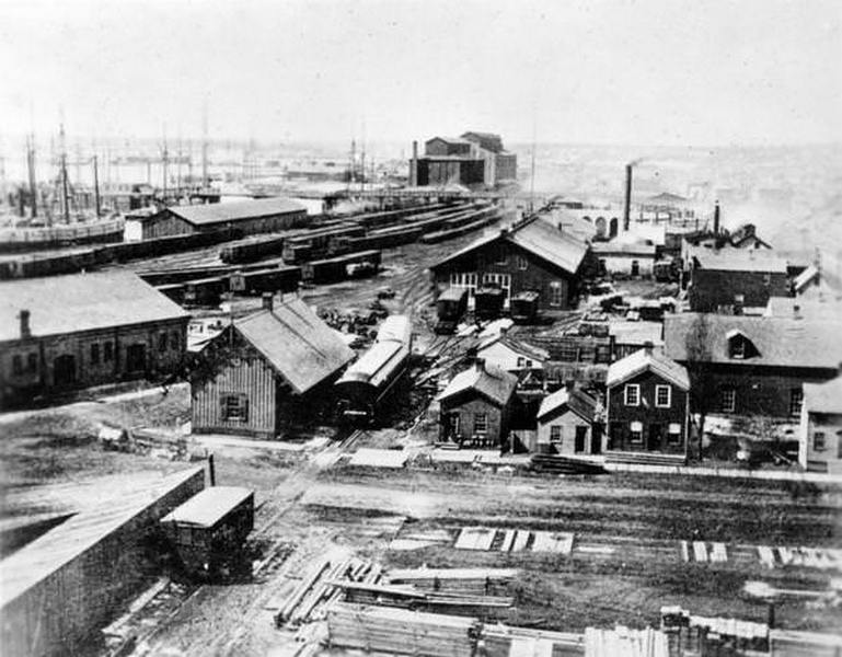 First Milwaukee Railroad Depot, 1865