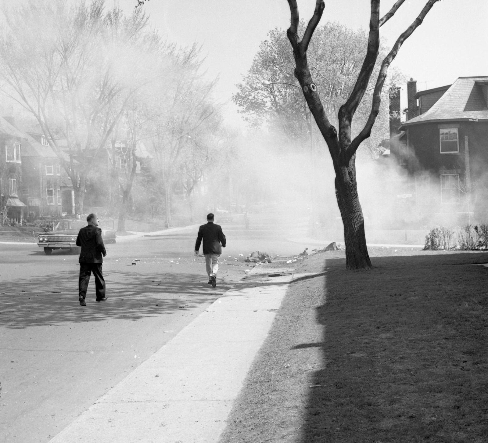 The first victim of the Quebec Separatist Movement was a Canadian Army bomb expert, who was critically injured while trying to dismantle a bomb in a Montreal mail box, 1960s