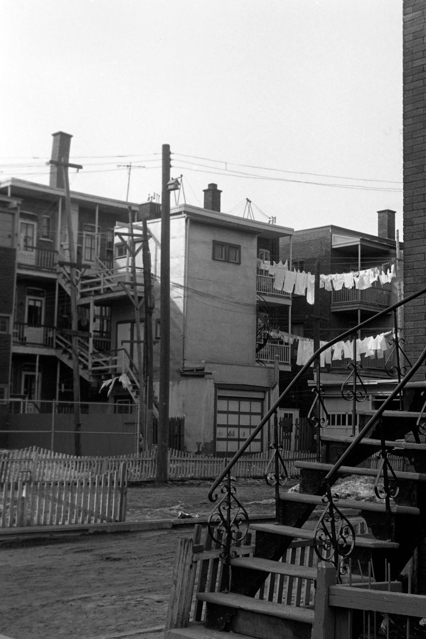 Plateau Mont-Royal, Montreal, 1962.