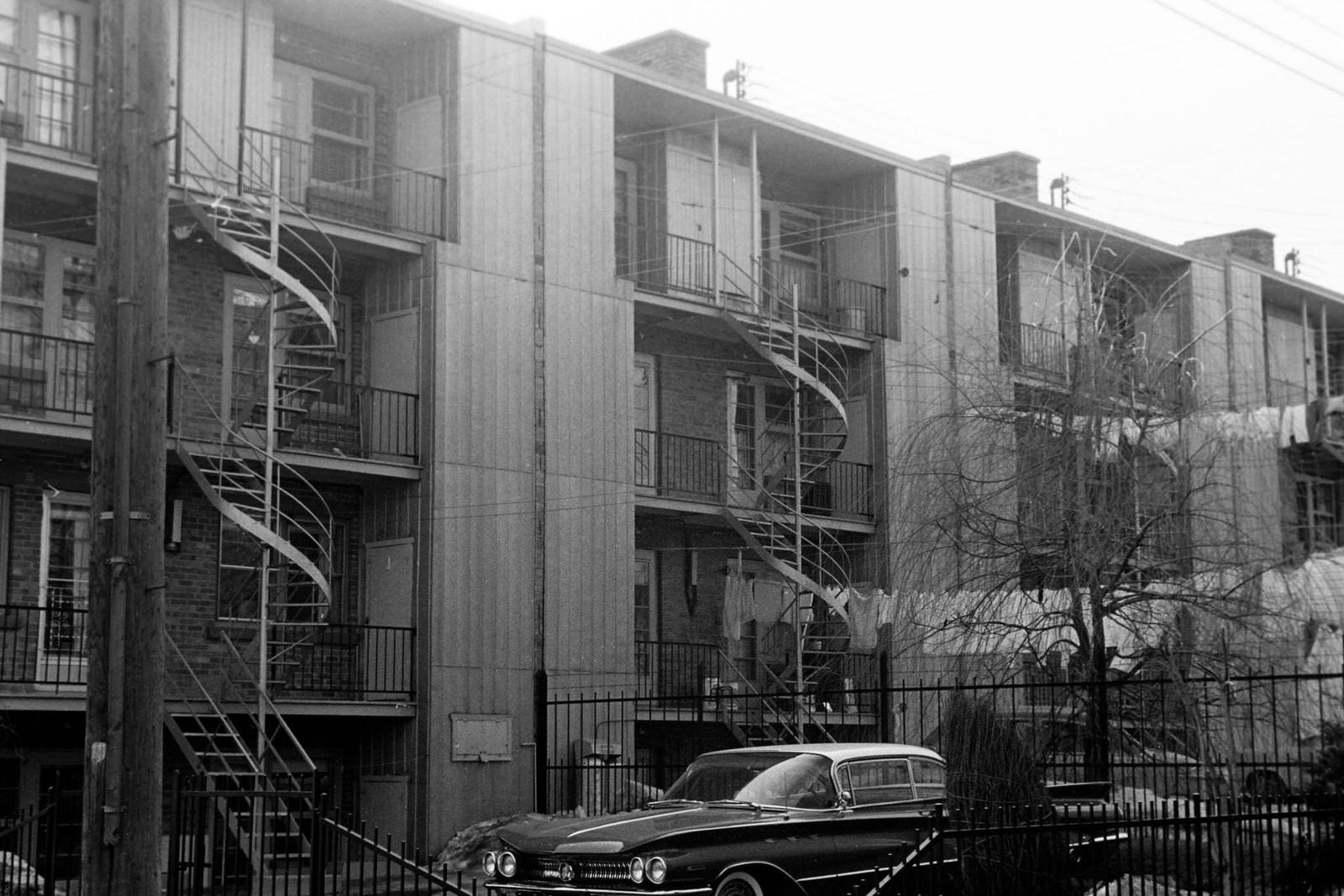 Plateau Mont-Royal, Montreal, 1962.