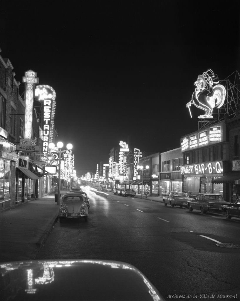 Saint Hubert Street, 1963