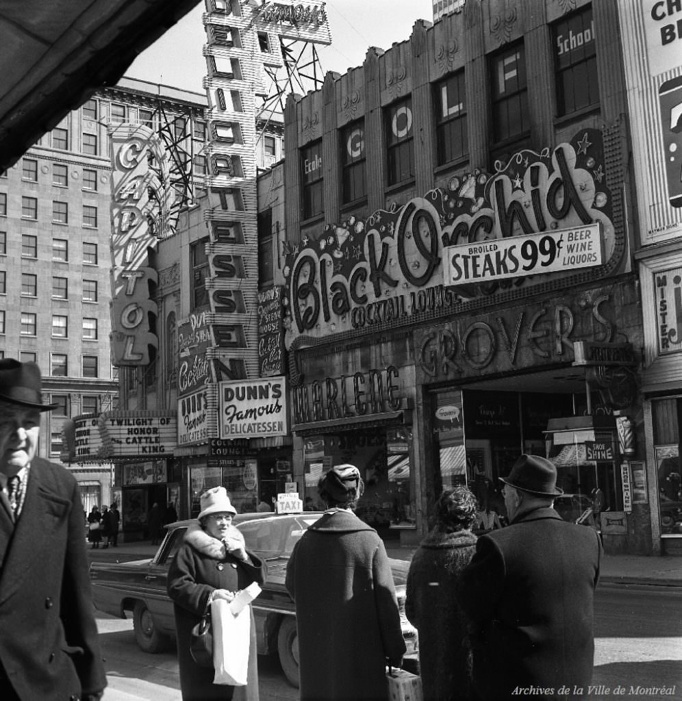 Saint Catherine Street, 1964